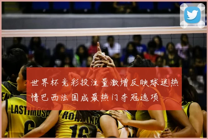 世界杯竞彩投注量激增反映球迷热情巴西法国成最热门夺冠选项