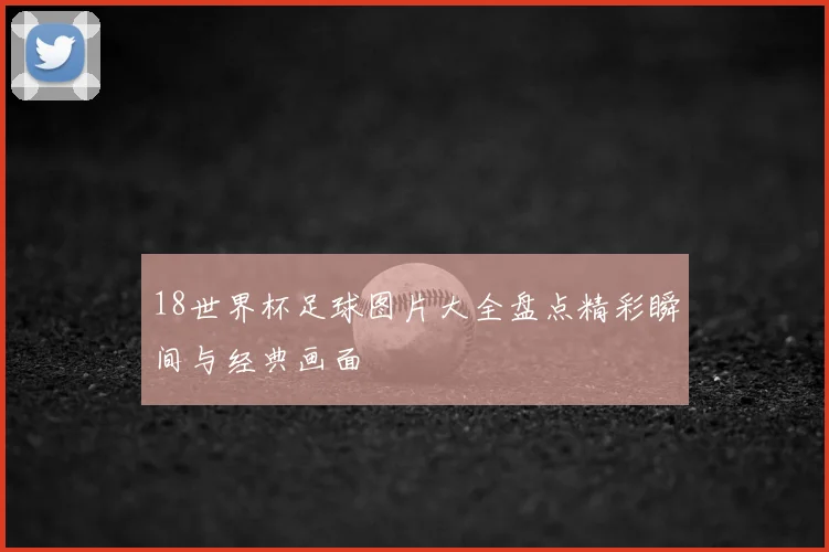 18世界杯足球图片大全盘点精彩瞬间与经典画面